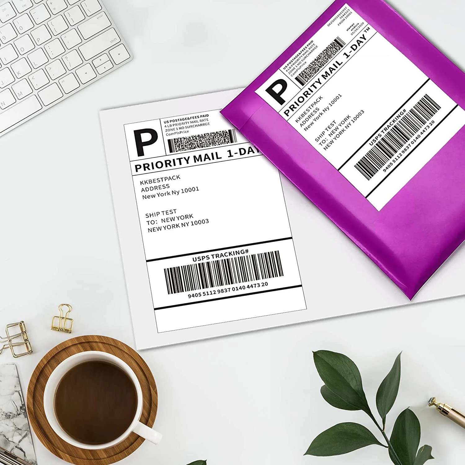 4x6 Thermal Labels | Fan-fold 500 Sheets - Image 6
