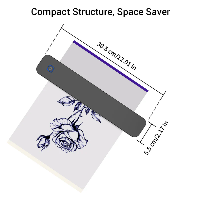 C80S Bluetooth Thermal Tattoo Printer - Image 4