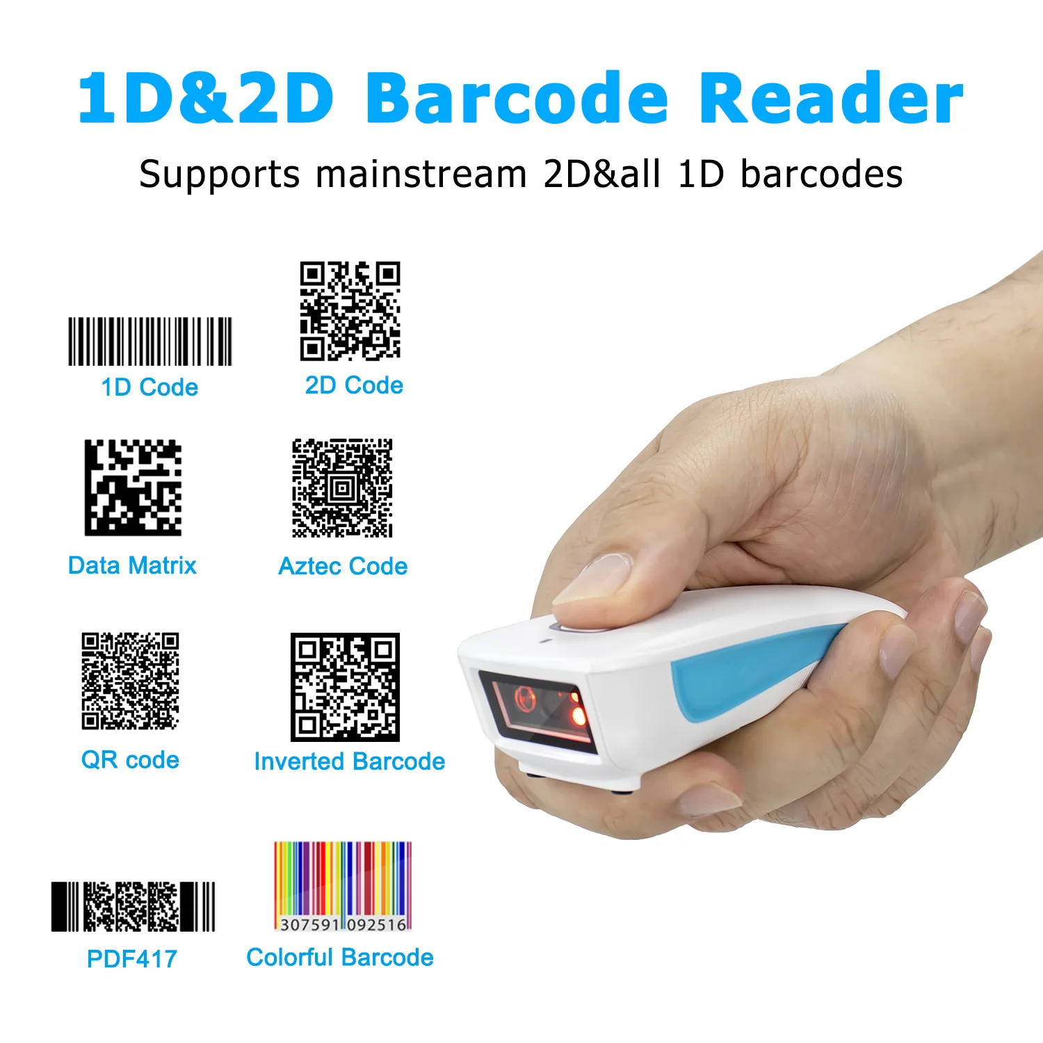 C850 Portable Wireless 2D Barcode Scanner - Image 3