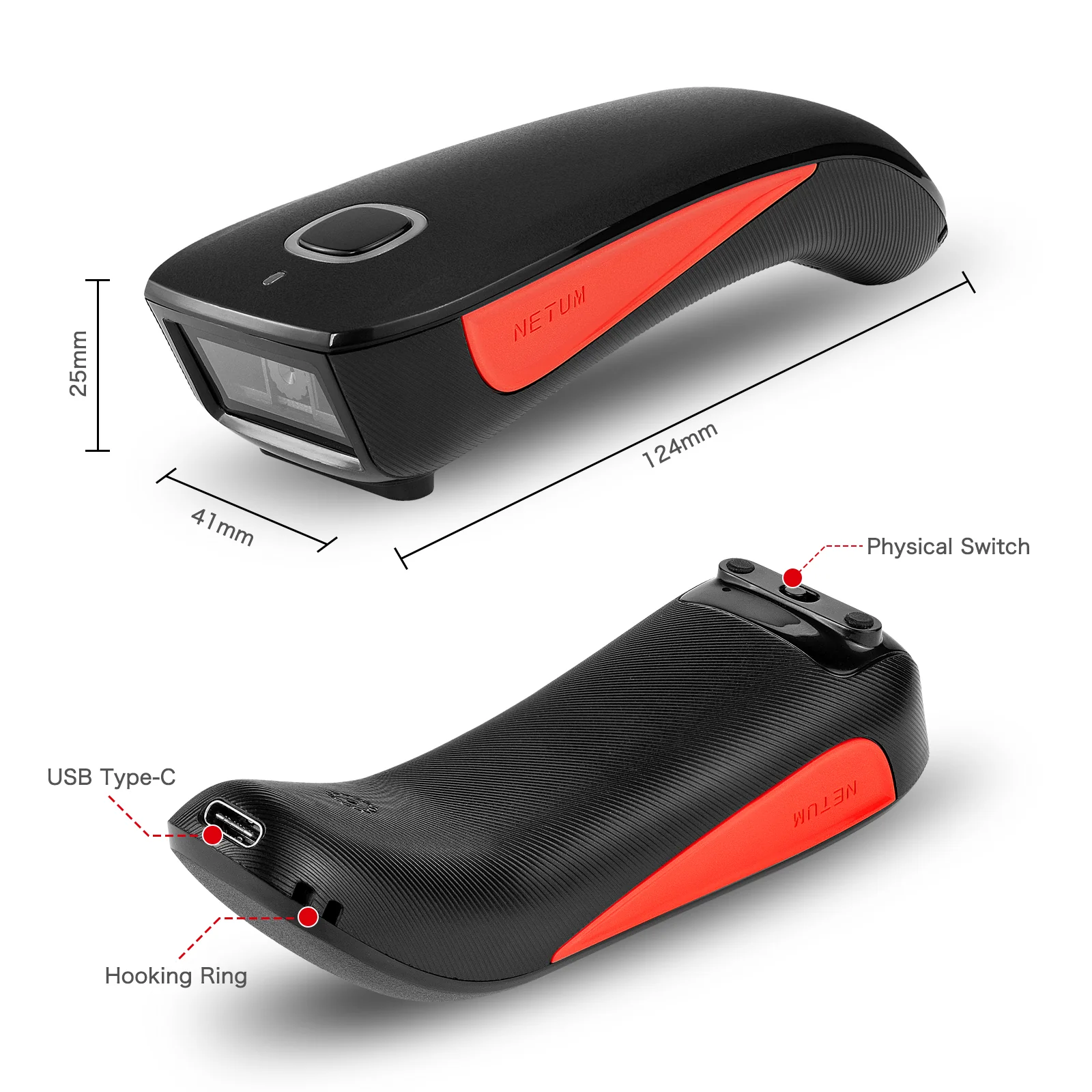 C990 Portable Wireless 2D Barcode Scanner - Image 8