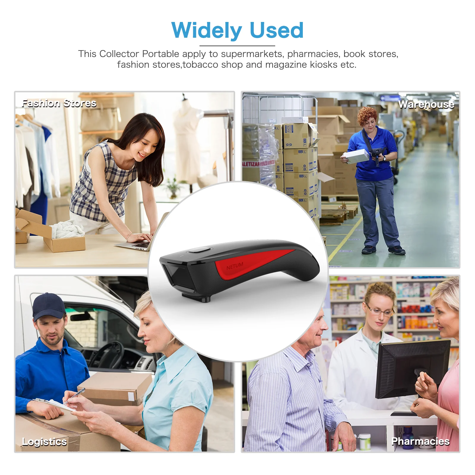 C990 Portable Wireless 2D Barcode Scanner - Image 9