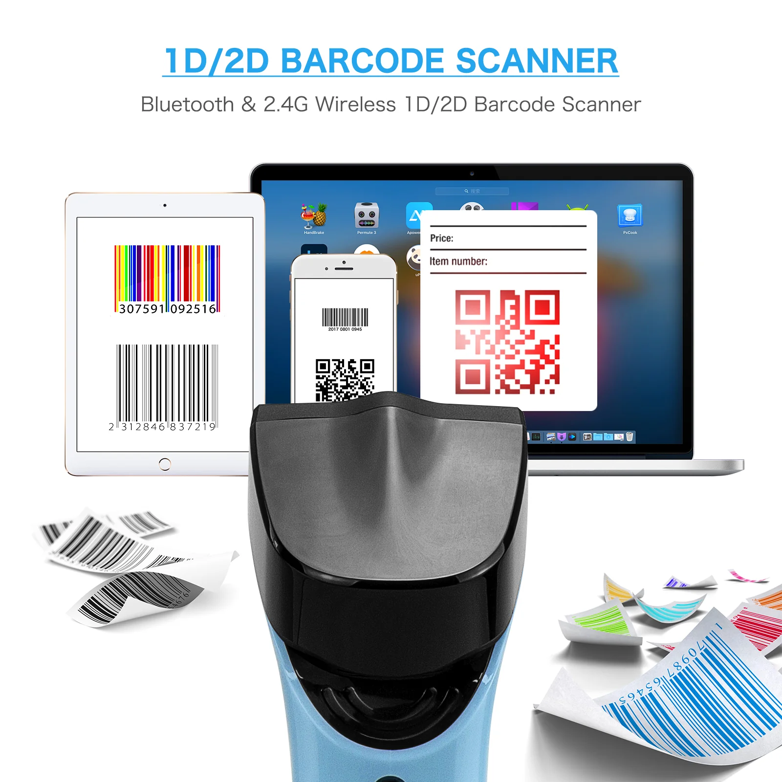 DS7500 Wireless 2D Handheld Barcode Scanner - Image 3
