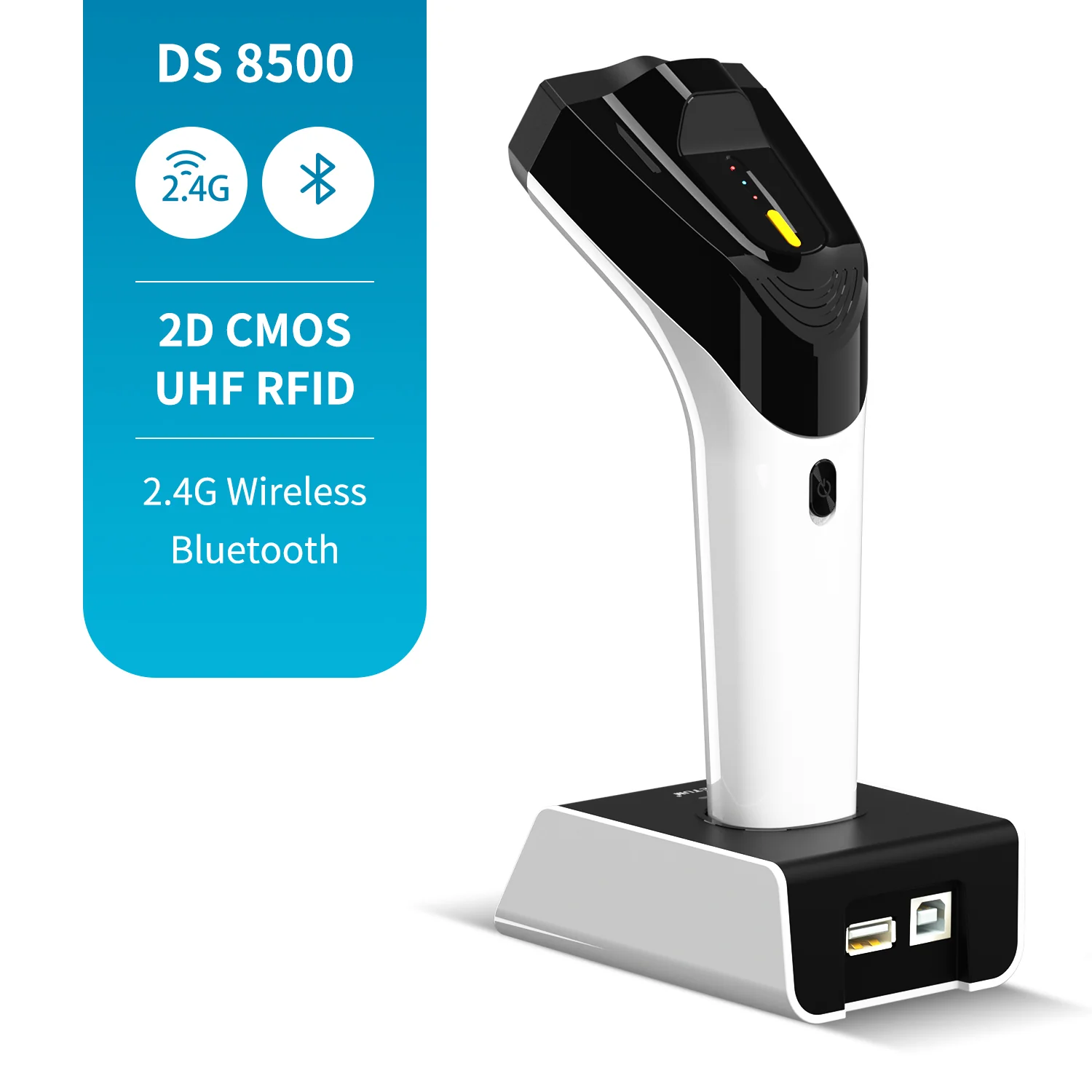 DS8500 Wireless 2D RFID Barcode Scanner - Image 3