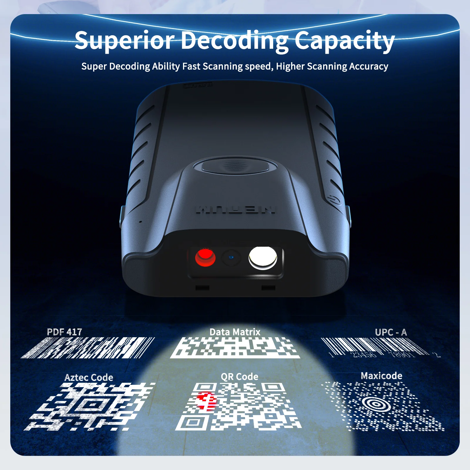 E800 Portable Wireless 2D Barcode Scanner - Image 7