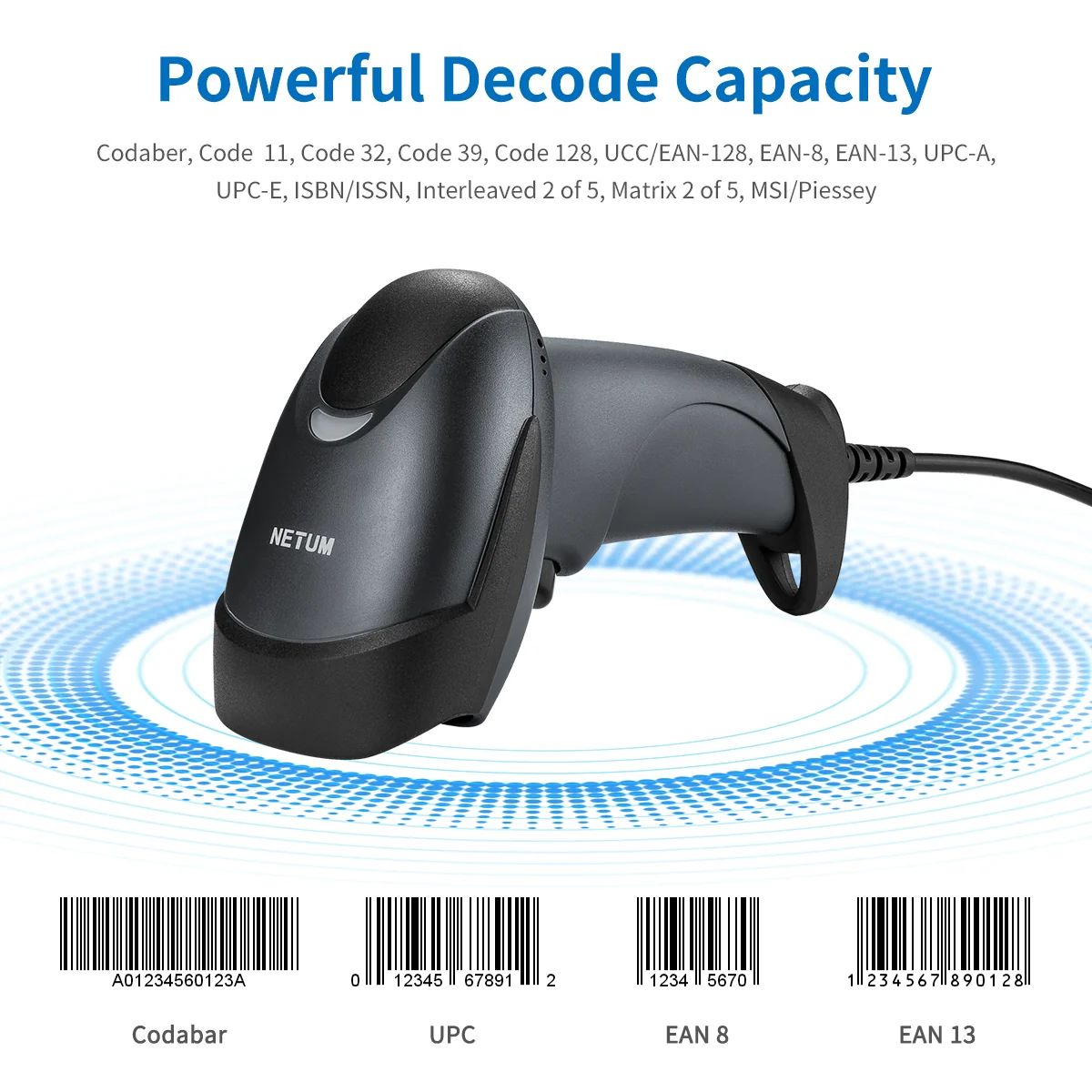 M1 USB 1D Laser Barcode Scanner - Image 3