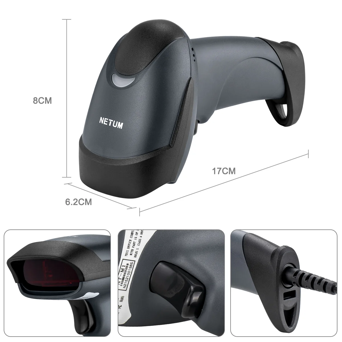 M1 USB 1D Laser Barcode Scanner - Image 4