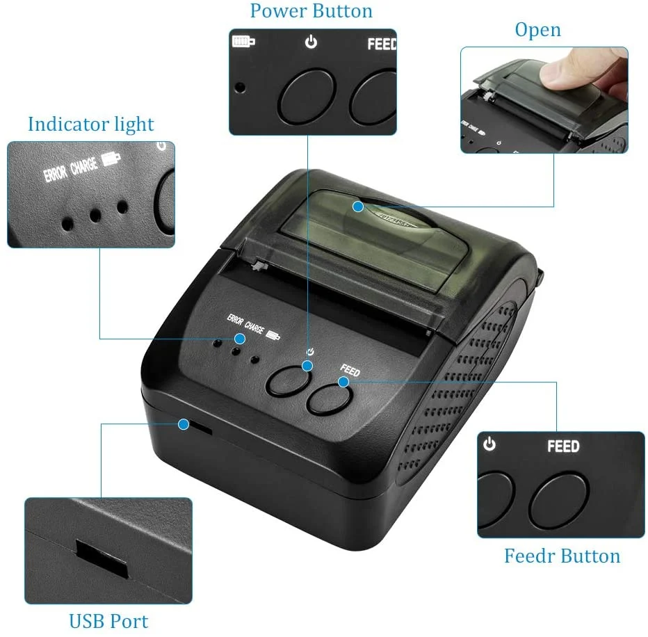 NT-1809DD 58mm Thermal Printer - Image 5