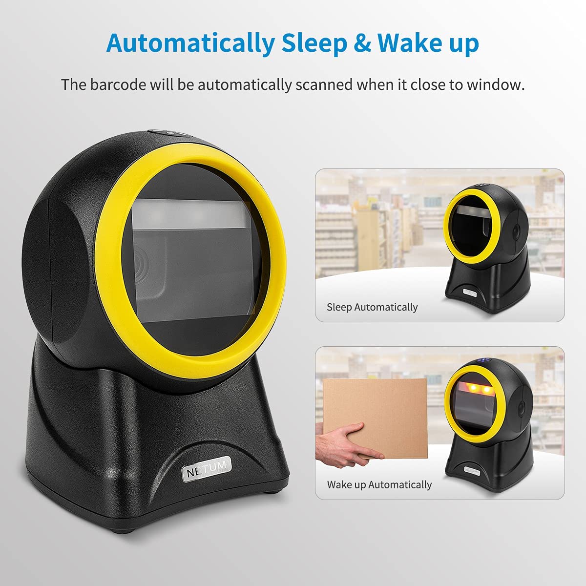 NT-2050 / 2055M USB 2D Hands-Free Barcode Scanner - Image 10