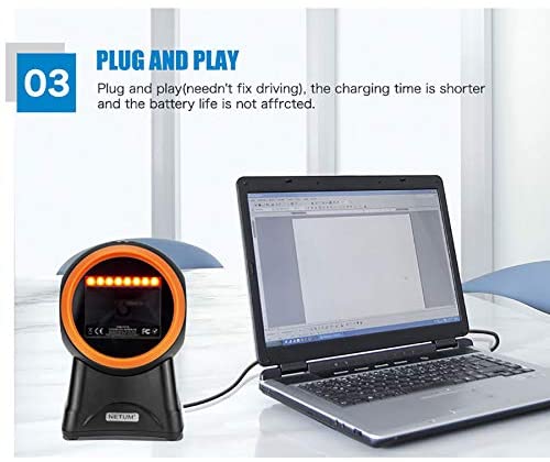 NT-2050 / 2055M USB 2D Hands-Free Barcode Scanner - Image 3