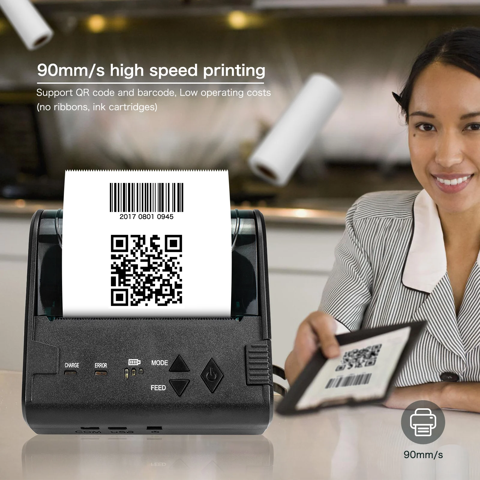 NT-8003DD 80mm Thermal Printer - Image 4