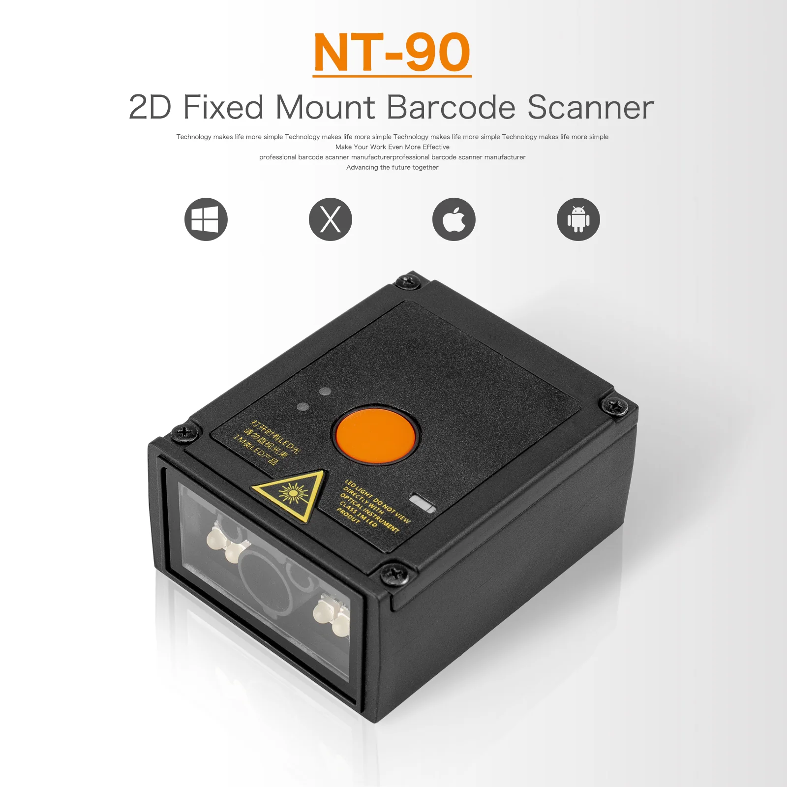 NT-90 Fixed Mount Barcode Scanner - Image 4