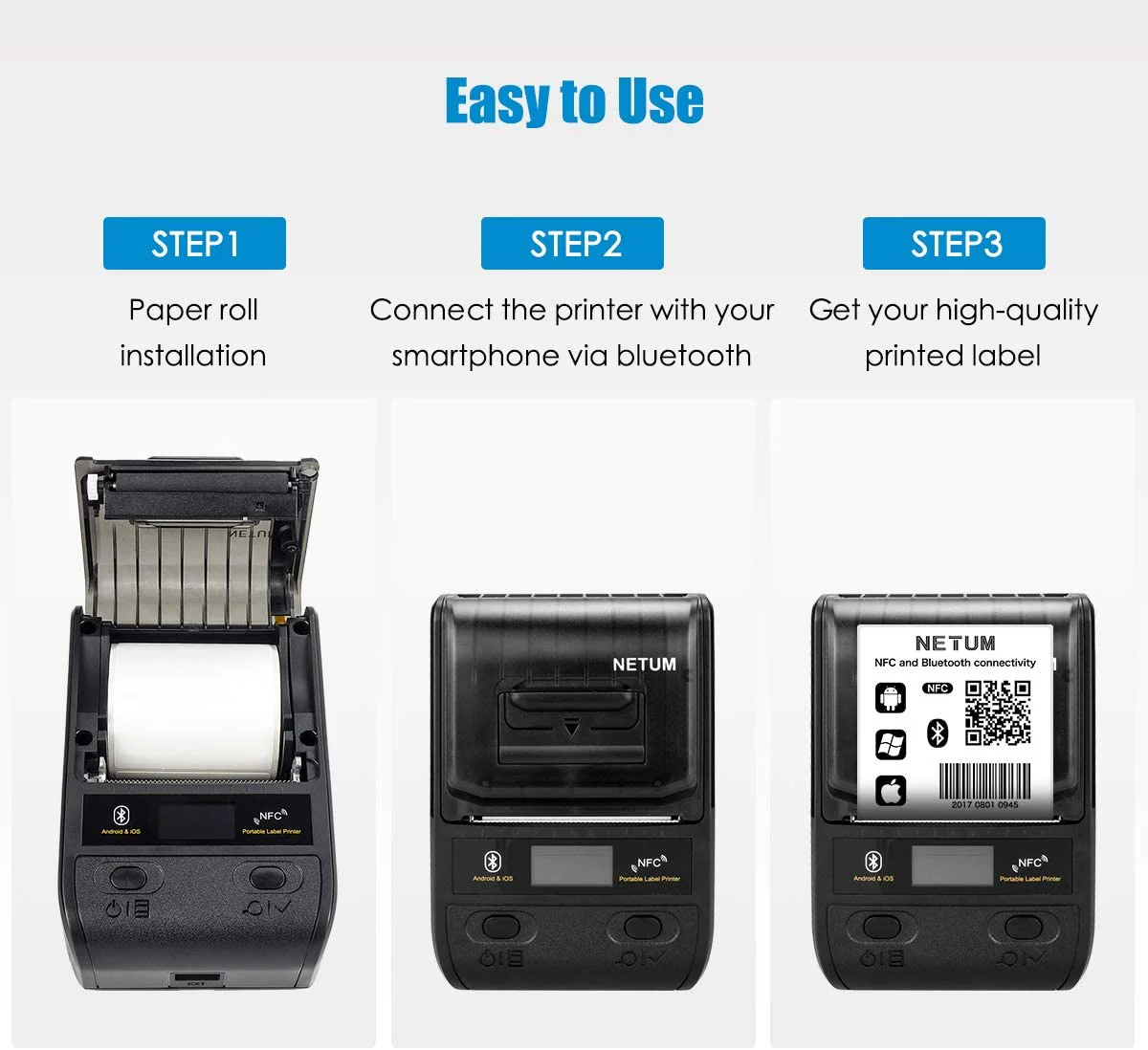 NT-G8 80mm Thermal Label Printer - Image 4