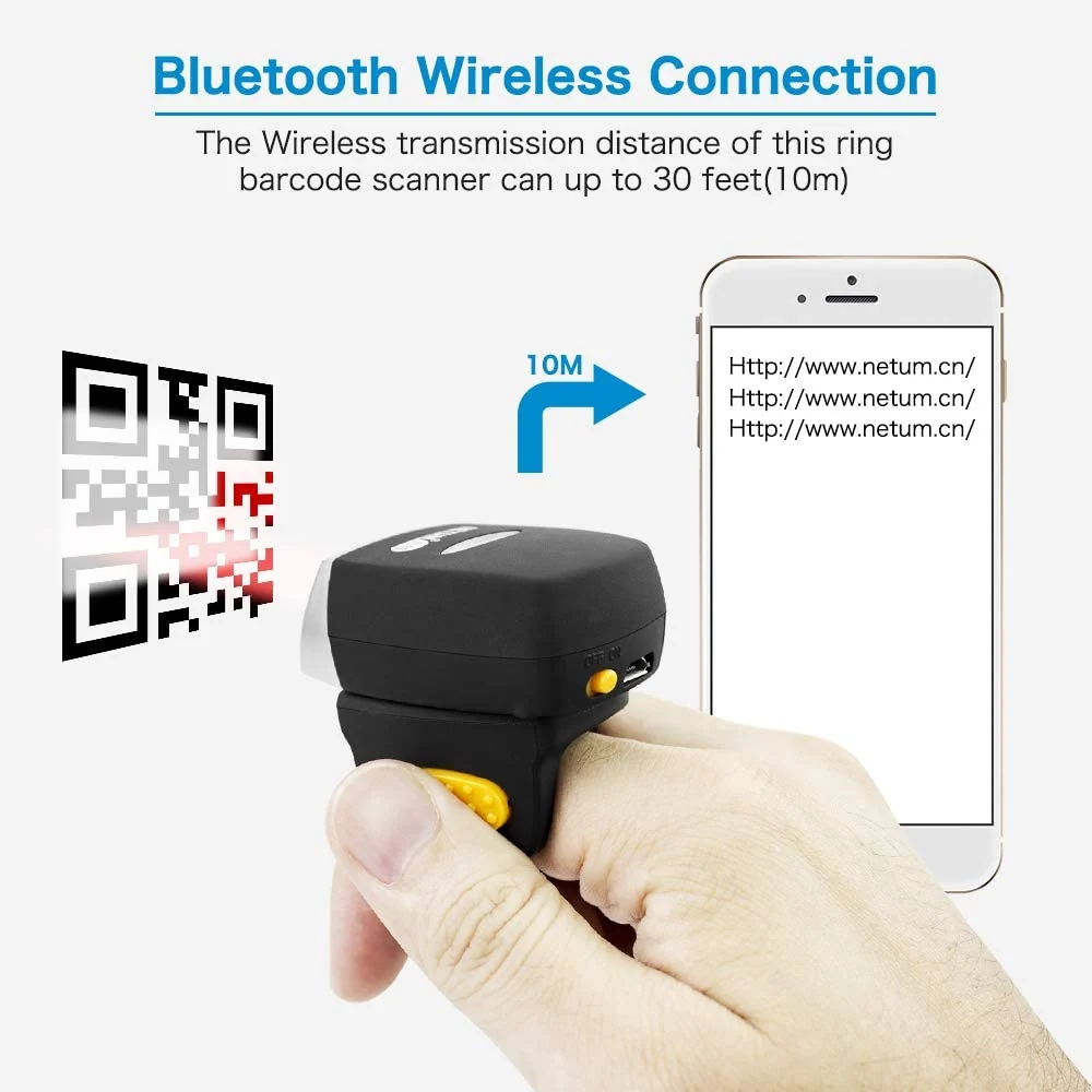 NT-R2 Wireless 2D Ring Barcode Scanner - Image 3