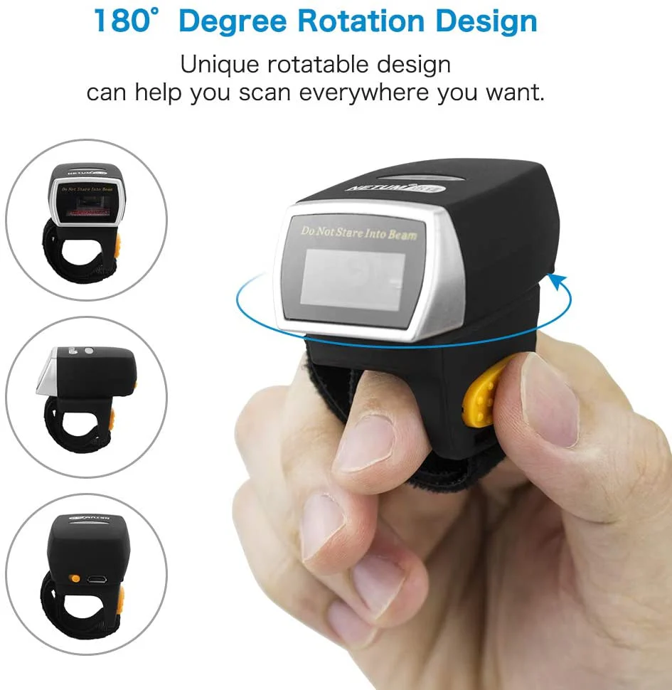 NT-R3 Wireless 1D Ring Barcode Scanner - Image 5