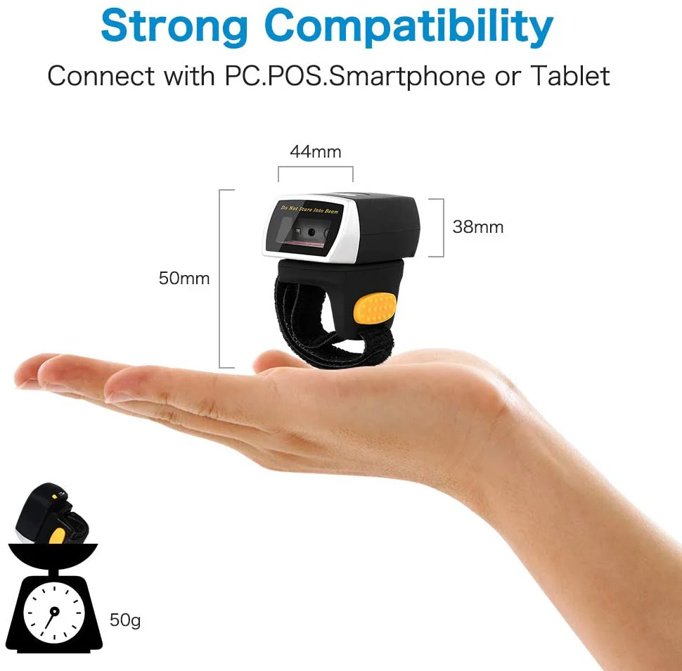 NT-R3 Wireless 1D Ring Barcode Scanner - Image 6