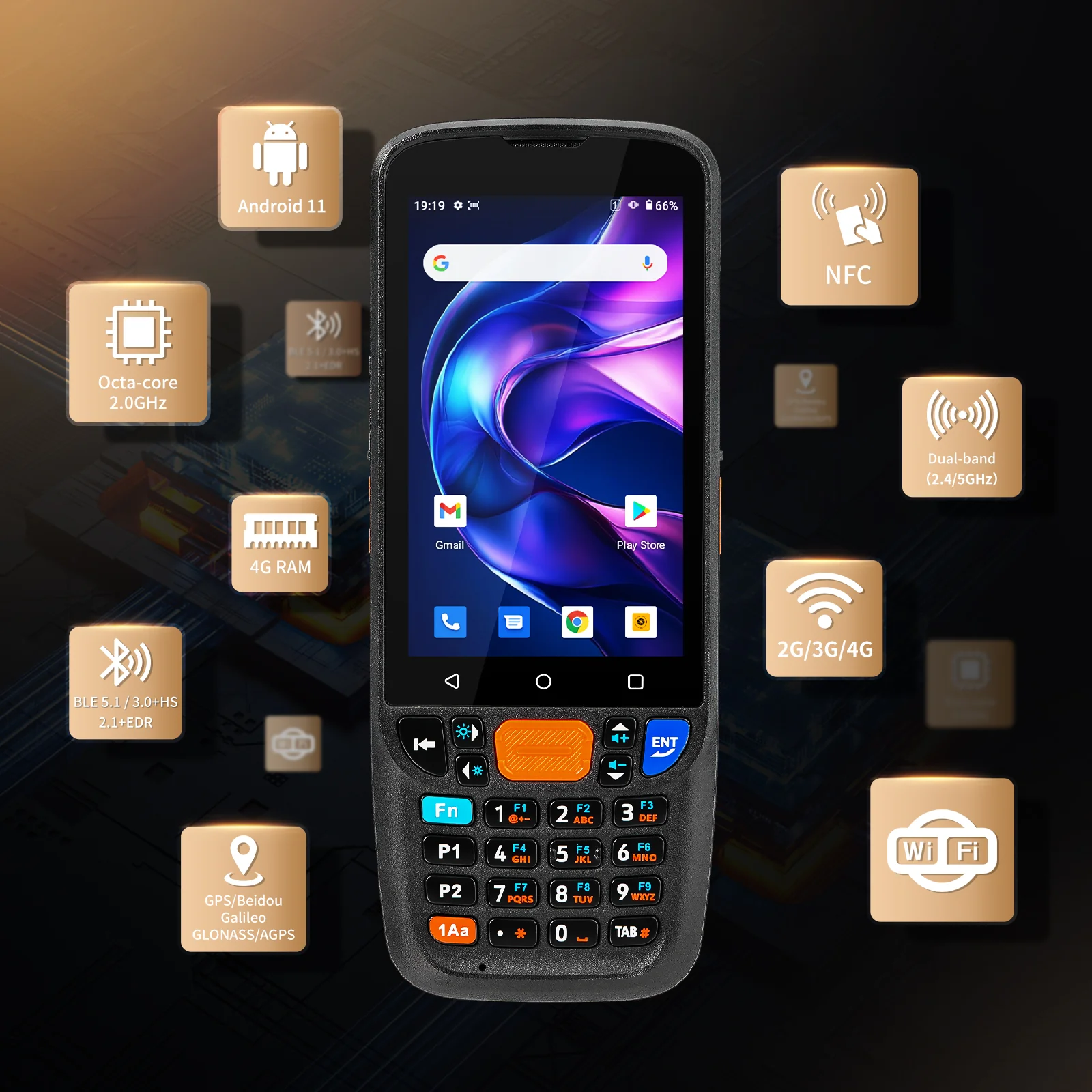 Q500 PDA Android Barcode Scanner - Image 9