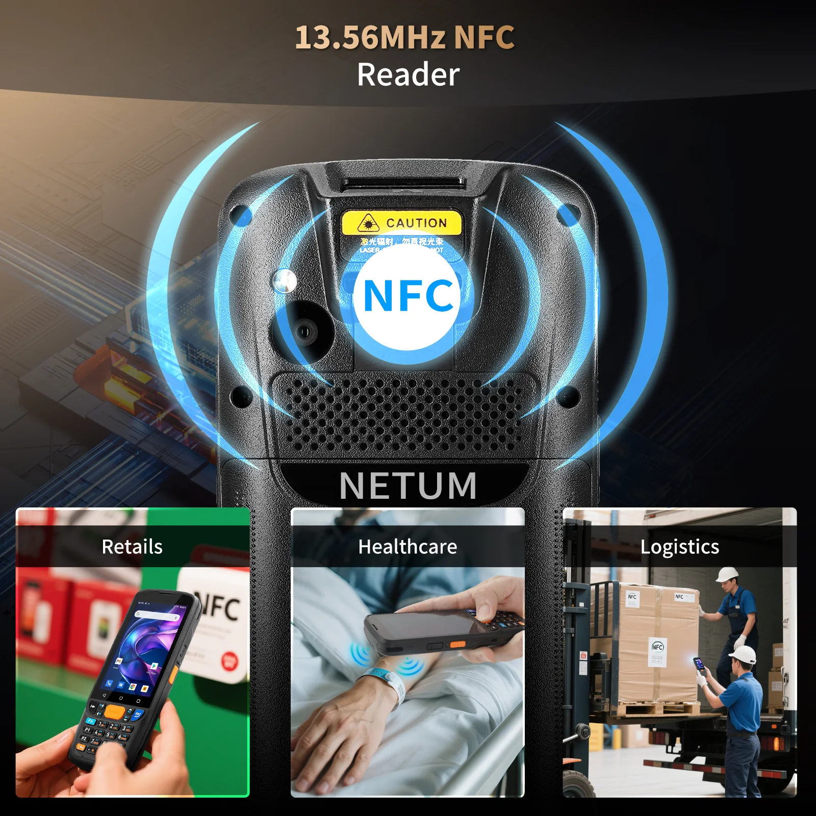 Q500 PDA Android Barcode Scanner with Charging Dock - Image 8