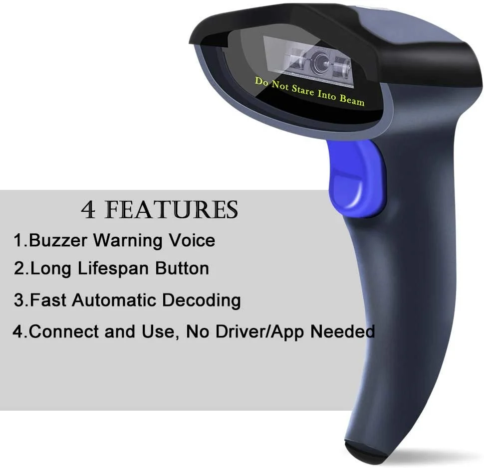 W3 USB 1D Handheld Barcode Scanner - Image 5