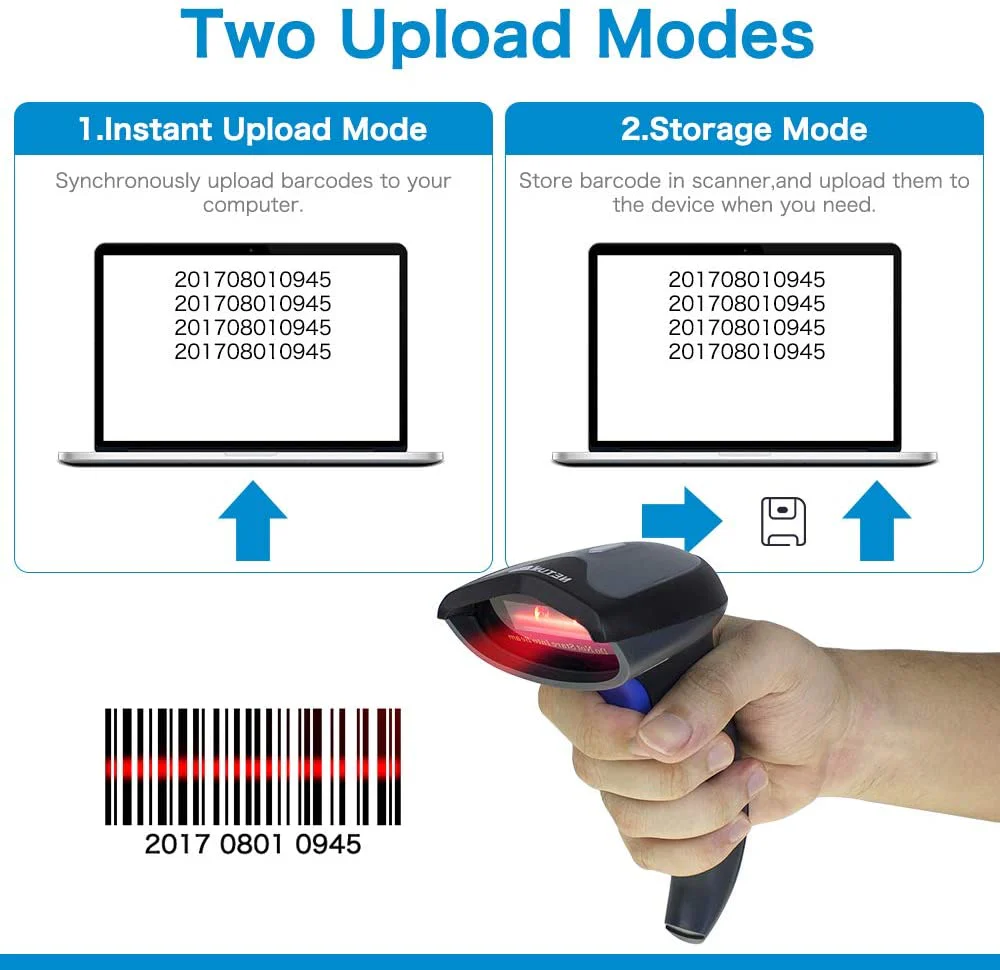 W6-X Wireless 1D Handheld Barcode Scanner - Image 3
