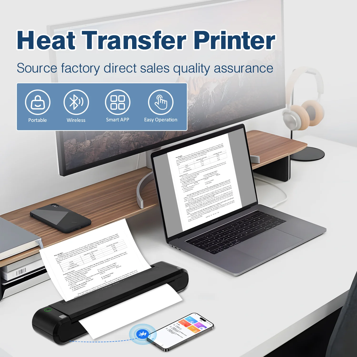 XL-P808 A4 Portable Thermal Transfer Printers - Image 5