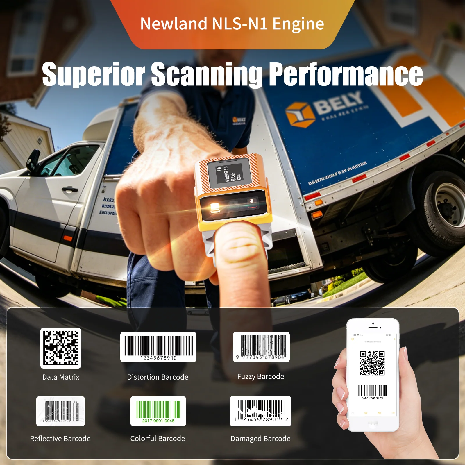 XR700 Wearable Barcode Scanner - Image 5